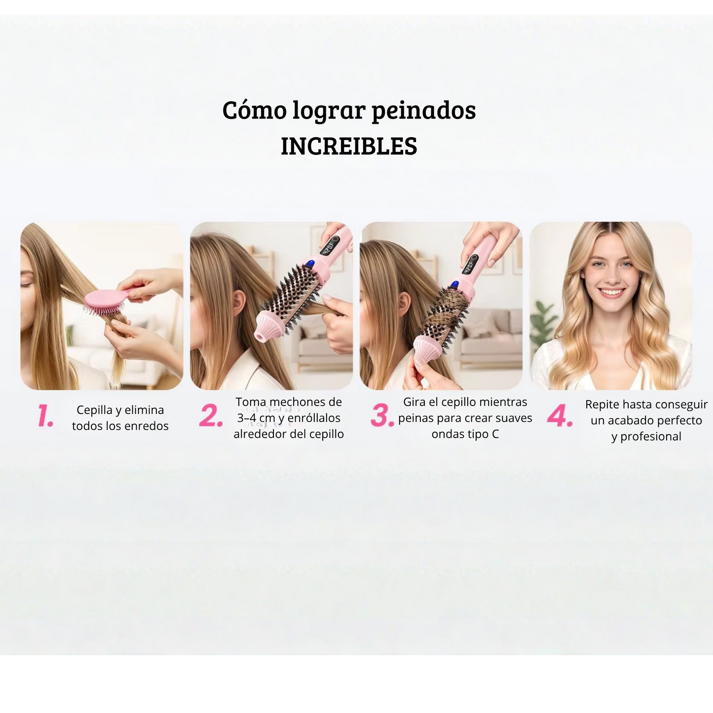 Cepillo Volumizador 3 en 1